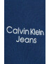 Calvin Klein Jeans Детски суичър в тъмносиньо с качулка с принт - Pepit.bg