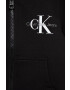 Calvin Klein Jeans Детски суичър в черно с принт - Pepit.bg