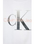 Calvin Klein Jeans Детски суичър в бяло с принт - Pepit.bg