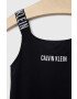 Calvin Klein Jeans Детски цял бански в черно - Pepit.bg