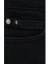 Calvin Klein Jeans Дънкова пола в черно къс модел със стандартна кройка - Pepit.bg