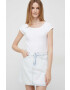 Calvin Klein Jeans Дънкова пола в синьо къс модел със стандартна кройка - Pepit.bg