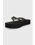 Calvin Klein Jeans Джапанки BEACH SANDAL FLATFORM в черно с равна подметка YW0YW00716 - Pepit.bg