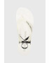 Calvin Klein Jeans Джапанки BEACH SANDAL MONOGRAM TPU в бяло - Pepit.bg