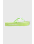 Calvin Klein Jeans Джапанки FLATFORM FLIPFLOP в зелено с платформа YW0YW00993 - Pepit.bg