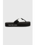 Calvin Klein Jeans Джапанки FLATFORM FLIPFLOP в черно с платформа YW0YW00993 - Pepit.bg