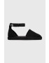 Calvin Klein Jeans Еспадрили ANKLE ESPADRILLE в черно YW0YW01027 - Pepit.bg