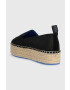 Calvin Klein Jeans Еспадрили FLATFORM ESPADRILLE SOFT NY в черно с платформа YW0YW00989 - Pepit.bg