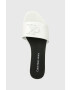 Calvin Klein Jeans Кожени чехли FLAT SANDAL STRAP HW в бяло YW0YW00952 - Pepit.bg