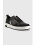 Calvin Klein Jeans Кожени маратонки Basket Cupsole Low Lth Mono в черно - Pepit.bg