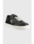 Calvin Klein Jeans Кожени маратонки Classic Cupsole Laceup - Pepit.bg