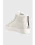 Calvin Klein Jeans Кожени маратонки Classic Cupsole Laceup Mid - Pepit.bg