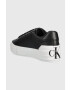 Calvin Klein Jeans Кожени маратонки Vulc Flatform Bold Lth в черно - Pepit.bg