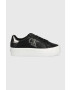 Calvin Klein Jeans Кожени маратонки Vulc Flatform Laceup Low - Pepit.bg