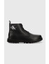 Calvin Klein Jeans Кожени обувки Lug Mid Laceup Boot - Pepit.bg