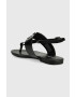 Calvin Klein Jeans Кожени сандали FLAT SANDAL HW в черно YW0YW00953 - Pepit.bg