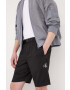 Calvin Klein Jeans Къс панталон с лен в черно - Pepit.bg