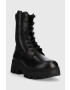Calvin Klein Jeans Кубинки Chunky Combat Laceup в черно с платформа - Pepit.bg