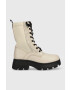 Calvin Klein Jeans Кубинки Chunky Combat Laceup в бежово с платформа - Pepit.bg