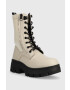 Calvin Klein Jeans Кубинки Chunky Combat Laceup в бежово с платформа - Pepit.bg