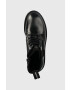 Calvin Klein Jeans Кубинки Military Boot в черно с равна подметка - Pepit.bg