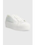 Calvin Klein Jeans Маратонки FLATFORM+ CUPSOLE SATIN в бяло - Pepit.bg
