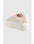 Calvin Klein Jeans Маратонки FLATFORM+ CUPSOLE SATIN в розово - Pepit.bg