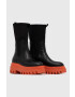 Calvin Klein Jeans Обувки Flatform High Chelsea Boot в черно с платформа - Pepit.bg