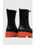 Calvin Klein Jeans Обувки Flatform High Chelsea Boot в черно с платформа - Pepit.bg