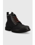 Calvin Klein Jeans Обувки Lug Mid Laceup Boot Thermo в черно - Pepit.bg