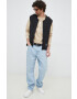 Calvin Klein Jeans Памучен елек в черно - Pepit.bg