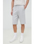 Calvin Klein Jeans Памучен къс панталон в сиво - Pepit.bg
