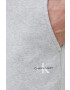Calvin Klein Jeans Памучен къс панталон в сиво - Pepit.bg