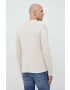 Calvin Klein Jeans Памучен пуловер в бежово - Pepit.bg
