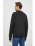 Calvin Klein Jeans Памучен суичър в черно с принт - Pepit.bg