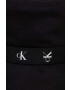 Calvin Klein Jeans Памучна капела в черно от памук - Pepit.bg