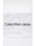 Calvin Klein Jeans Памучна капела В бяло от памук - Pepit.bg