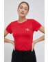 Calvin Klein Jeans Памучна тениска (2 броя) в розово - Pepit.bg