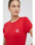 Calvin Klein Jeans Памучна тениска (2 броя) в розово - Pepit.bg