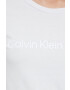 Calvin Klein Jeans Памучна тениска в сиво - Pepit.bg