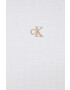 Calvin Klein Jeans Памучна тениска в бяло - Pepit.bg