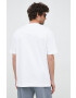 Calvin Klein Jeans Памучна тениска в бяло с принт - Pepit.bg