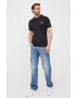 Calvin Klein Jeans Памучна тениска с яка - Pepit.bg