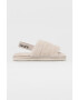 Calvin Klein Jeans Пантофи Home Slipper Fakefur Elastic в бежово - Pepit.bg