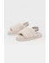 Calvin Klein Jeans Пантофи Home Slipper Fakefur Elastic в бежово - Pepit.bg