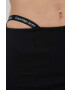 Calvin Klein Jeans Пола в черно къс модел с кройка тип молив - Pepit.bg