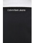 Calvin Klein Jeans Пола в черно къс модел разкроен модел - Pepit.bg