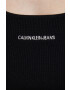 Calvin Klein Jeans Пуловер дамски в черно от лека материя - Pepit.bg