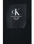 Calvin Klein Jeans Рокля в черно къс модел с уголемена кройка - Pepit.bg