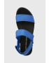 Calvin Klein Jeans Сандали FLATFORM SANDAL SOFTNY в синьо с платформа YW0YW00965 - Pepit.bg